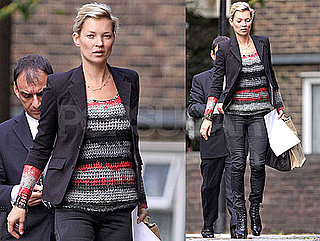 Photos of Kate Moss and Jamie Hince Heading Back to Her London Home