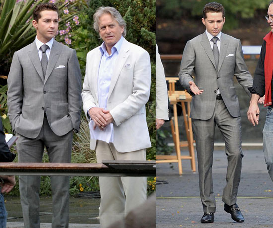 Photos of Shia LaBeouf and Michael Douglas in NYC 2009-10-07 09:05:17 Photos of Shia LaBeouf and Michael Douglas in NYC 2009-10-07 09:05:17