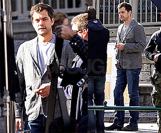 Photos of Joshua Jackson Smoking a Cigar on the Set of Fringe in Vancouver