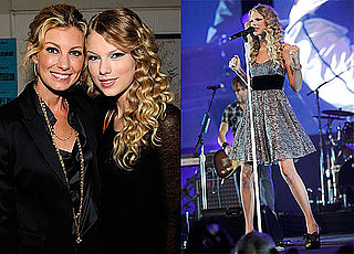 Photos of Keith Urban, Faith Hill, And Taylor Swift at The "We're All For The Hall" Benefit Show