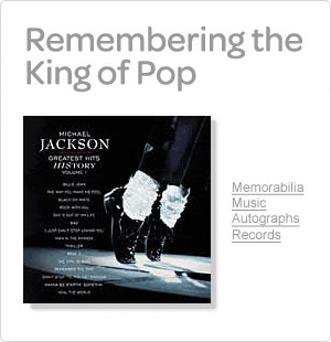 Michael Jackson Memorabilia on eBay