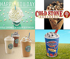 Where to Get Free Ice Cream and Coffee on Your Birthday