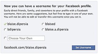 Facebook Adds Usernames to URLs