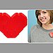 Pixelated Heart Pin