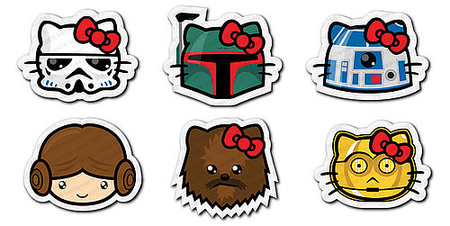 Hello Wars Stickers Are Hello Kitty and Star Wars Combined