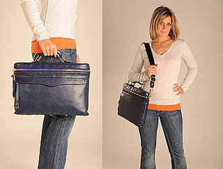 Rebecca Minkoff Ibiza MAB Laptop Bag in Blue Leather