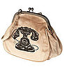 Vintage Telephone Print Purse