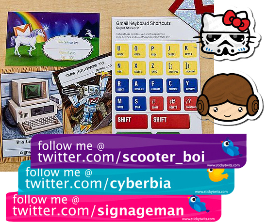 Geeky Stickers Roundup Geeky Stickers Roundup