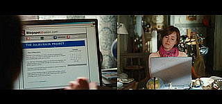 Julie and Julia Movie Trailer Shows Fake Blogging Platform
