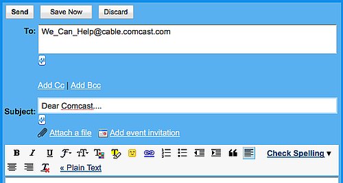 Comcast Corporate Email Address Can Help Frustrated Comcast Customers