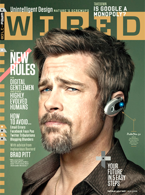 Brad Pitt Talking Tech in the Latest Issue of Wired Magazine
