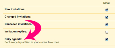 How to Receive a Daily Agenda From Google Calendar 