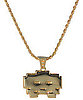 Han Cholo Gold Grumpy Space Invaders Necklace