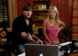 Ashton Kutcher Explains Twitter to Kelly Ripa