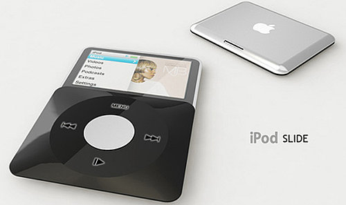 Photos of the Concept iPod Slide MP3 Player