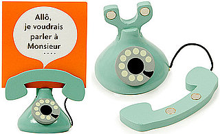 Retro Wooden Telephone Card Holder From Fred Flare