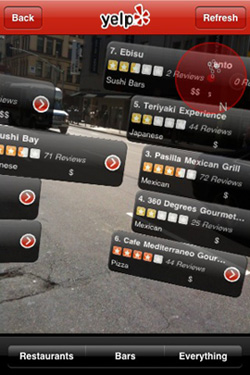 The Latest Yelp App Features Augmented Reality