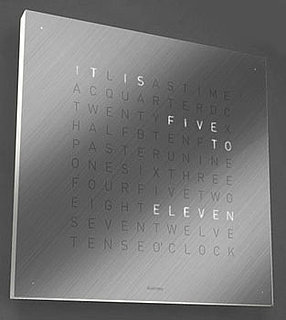 QLockTwo Tells Time by Using Words
