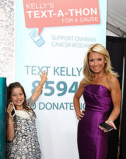 Kelly Ripa Kicks Off a Text-a-Thon For Ovarian Cancer Awareness Month