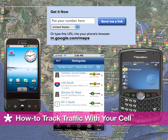 How-to Track Traffic on the Go With Your Cell