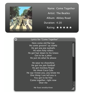 GimmeSomeTune Adds Lyrics and Album Art to Your iTunes Music Collection