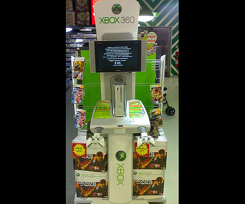 Xbox 360 Demo Stand in Adelaide, Australia Xbox 360 Demo Stand in Adelaide, Australia
