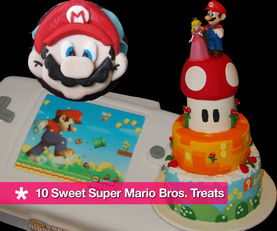 Delectable Super Mario Bros. Cakes and Cupcakes