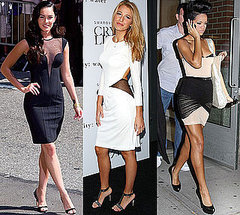 Photo of Megan Fox, Blake Lively, and Rihanna Wearing Mesh Insert Dresses Photo of Megan Fox, Blake Lively, and Rihanna Wearing Mesh Insert Dresses
