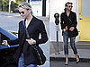 Renee Zellweger in Hollywood Wearing Black Blazer and Tod's Crossbody Bag