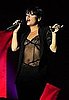 Lily Allen Performs in London Wearing a Black Lace Teddy Lingerie