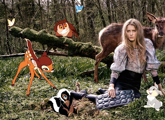 Stella McCartney's Fall 2009 Ad Campaign Features Bambi Stella McCartney's Fall 2009 Ad Campaign Features Bambi