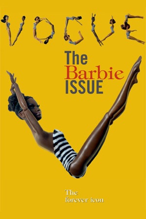 Barbie Takes Over Vogue Italia's Black Issue