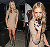 Chloe Sevigny Attends the BlackBerry Tour Launch Party in NYC in Nude Dress and Buckle Shoes
