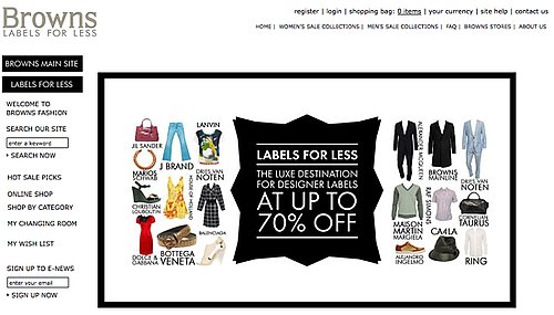 The Outnet's Got Some Competition — Browns Labels for Less