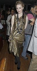 Photo of Melissa George Wearing Gold Lanvin Dress at Triangle Premiere in London