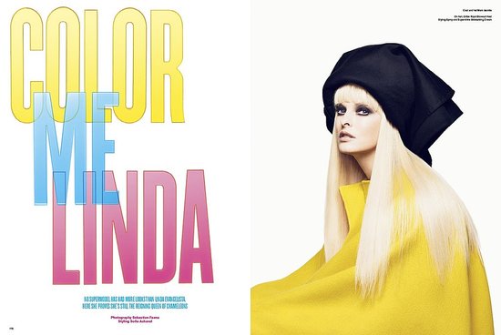 Girls on Film: Linda Evangelista, V Magazine, Issue 61 Girls on Film: Linda Evangelista, V Magazine, Issue 61