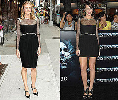 Diane Kruger and Shantel VanSanten Both Wear Chanel's Black Sheer Dress Diane Kruger and Shantel VanSanten Both Wear Chanel's Black Sheer Dress