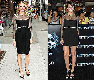 Diane Kruger and Shantel VanSanten Both Wear Chanel's Black Sheer Dress