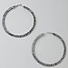 Kenneth Jay Lane Large Rhinestone Hoops