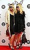 Photo of Ashley and Mary-Kate Olsen Wearing Lace Ears at Opening Ceremony Reception in Japan