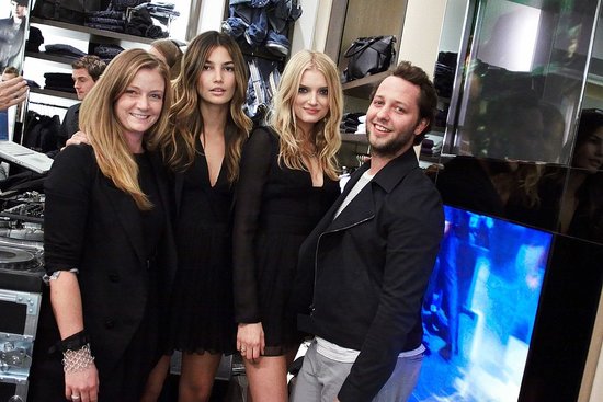 Models, friends, Derek Blasberg