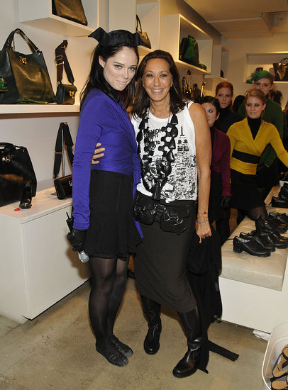 Coco Rocha and Donna Karan