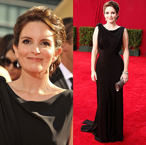 Photo of Tina Fey on the Emmy Awards Red Carpet