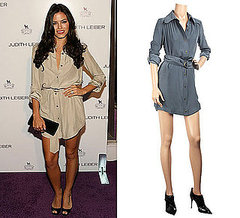 Photo of Jenna Dewan Wearing Shirtdress at Judith Leiber Party in LA