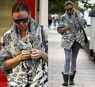 Photo of Stella McCartney in Zebra Print Cardigan in London 2009-09-29 11:00:22