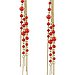 Forever 21 Long Chain Bead Earrings