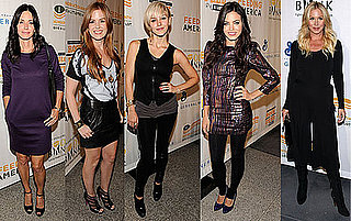 Photo of Courteney Cox, Isla Fisher, Catherine McPhee, Jenna Dewan, and Christina Applegate at Rock a Little, Feed A Lot in LA