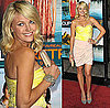 Malin Akerman Attends Premiere of Couples Retreat Wearing Yellow and Nude Thakoon Dress