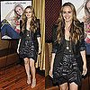 Alicia Silverstone Book Release Party For Her Book in Black Blazer and Crinkled Black Skirt