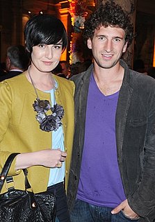 Photo of Erin O'Connor Wearing Funky Foliage Necklace in London